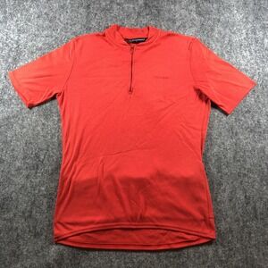 Vintage Performance Cycling Jersey Women's Large 90s Half Zip Pockets Bike Shirt